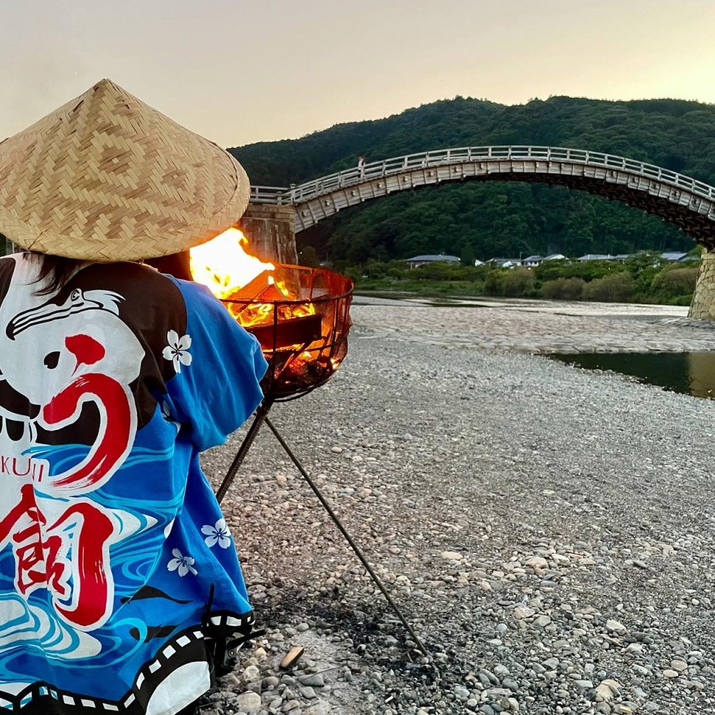 観光】岩国・錦帯橋で夏の風物詩『鵜飼い』を楽しむ